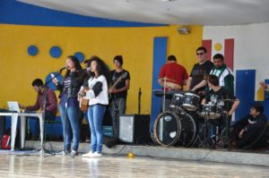 Música: um dos projetos do Centro da Juventude.