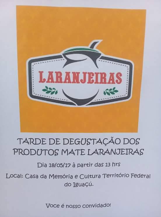 Nesta quinta: degustação de produtos da Erva Mate Laranjeiras na Casa da Memória e Cultura