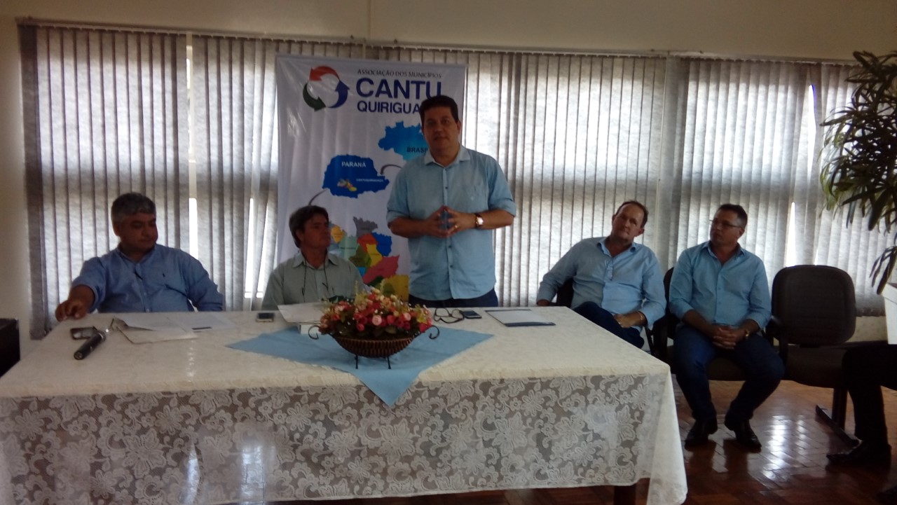 Prefeito Berto Silva é o novo presidente da Associação dos Municípios da Cantuquiriguaçu