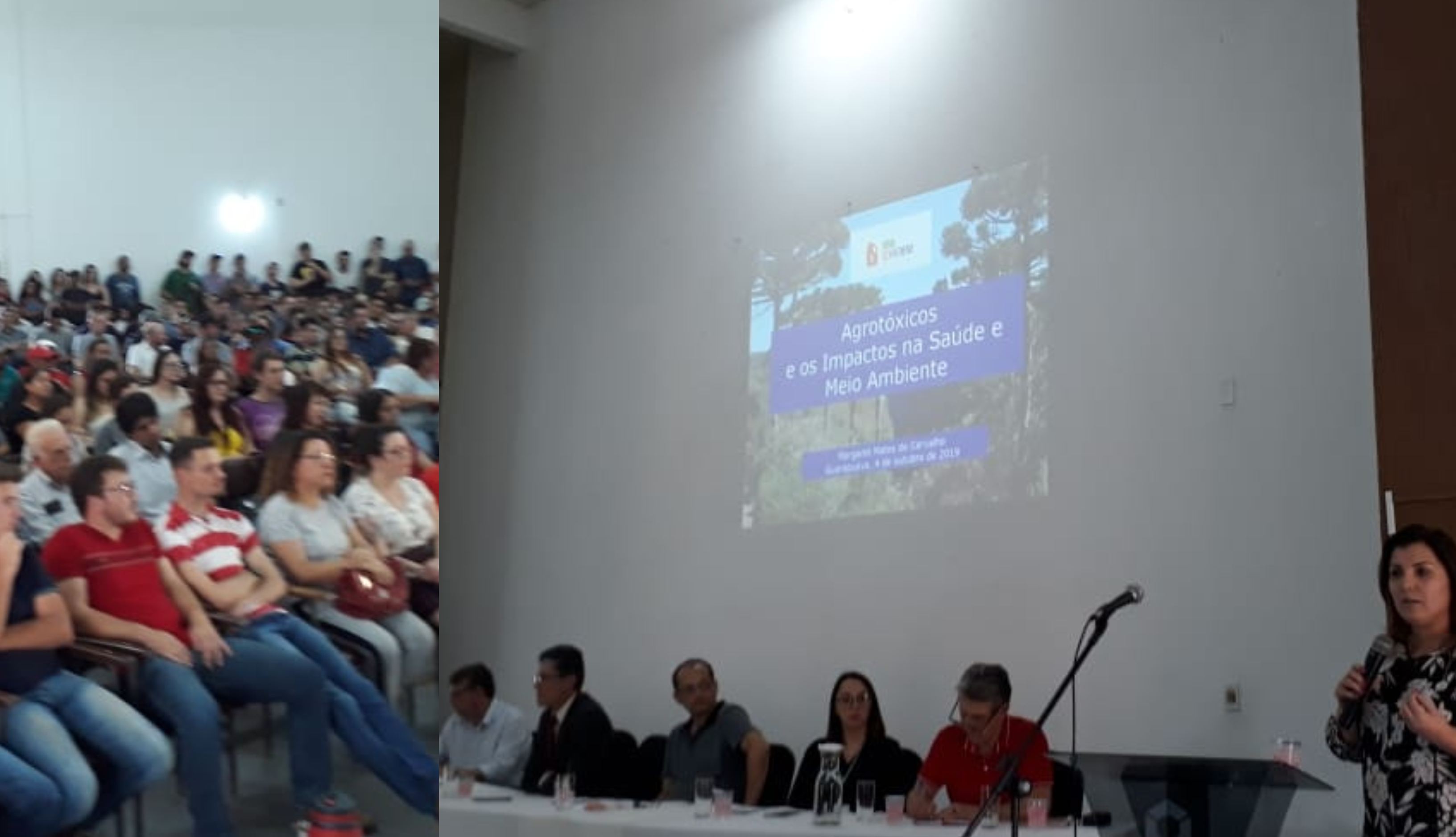 Sob protestos do agronegócio, MP realiza debate sobre agrotóxicos na regional de Guarapuava