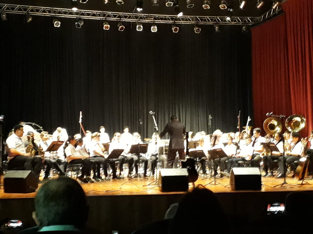 Com Cine Teatro lotado, Banda Municipal de Laranjeiras do Sul, realizou concerto na última sexta