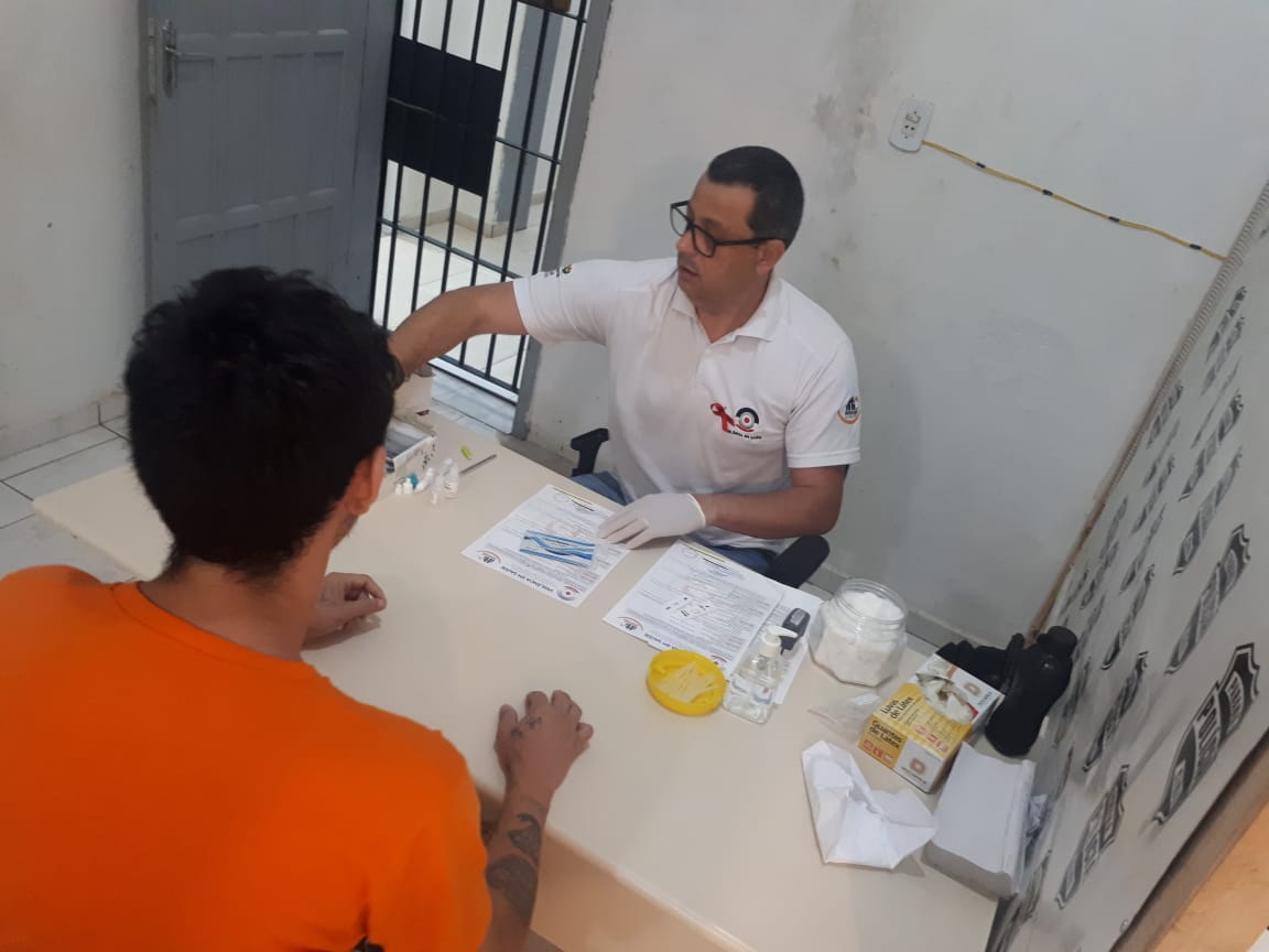 2ª SDP – Testes de HIV, hepatite B e hepatite C são realizados na Cadeia Pública de Laranjeiras do Sul