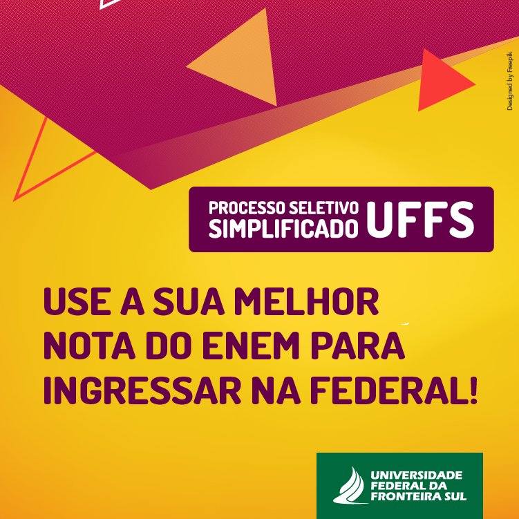 Aberto Processo Seletivo Simplificado para cursos de graduação da UFFS